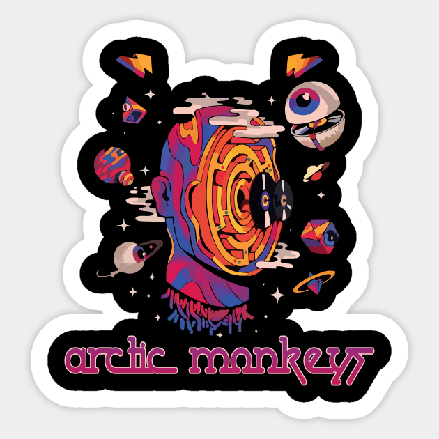 Arctic Monkeys Sticker by Suwitemen